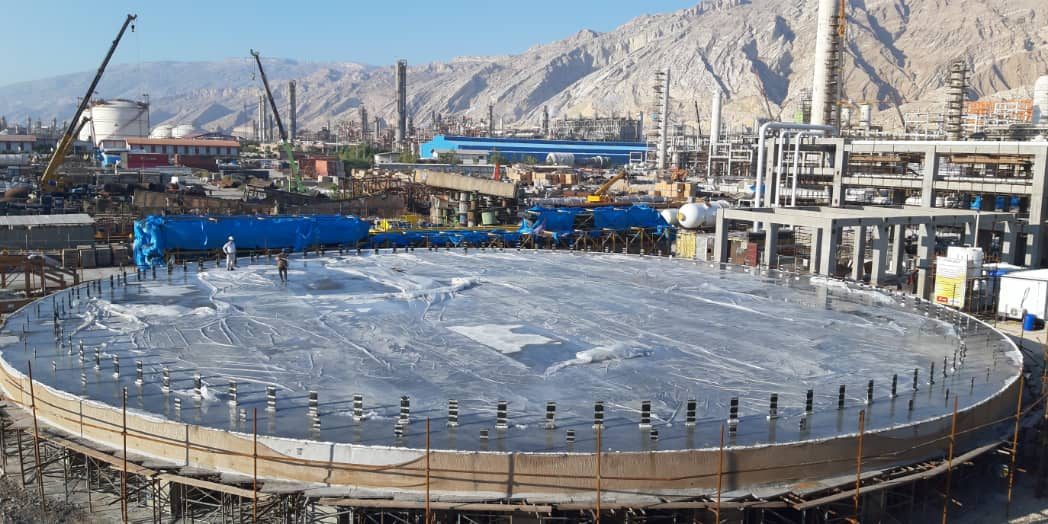 مخازن دو جداره اولفین پروژه پتروشیمی بوشهر